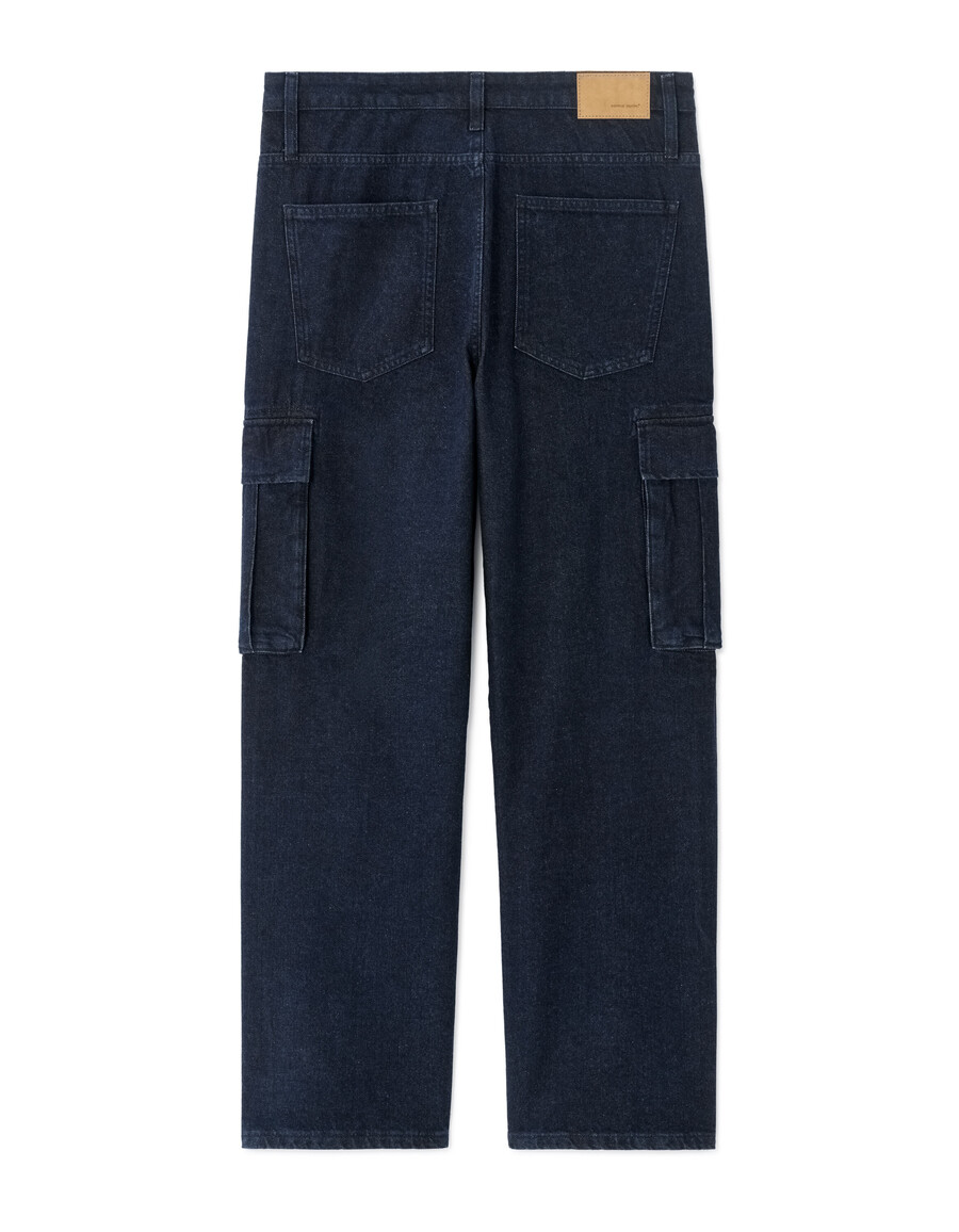 cargo-jeans aus 100 baumwolle