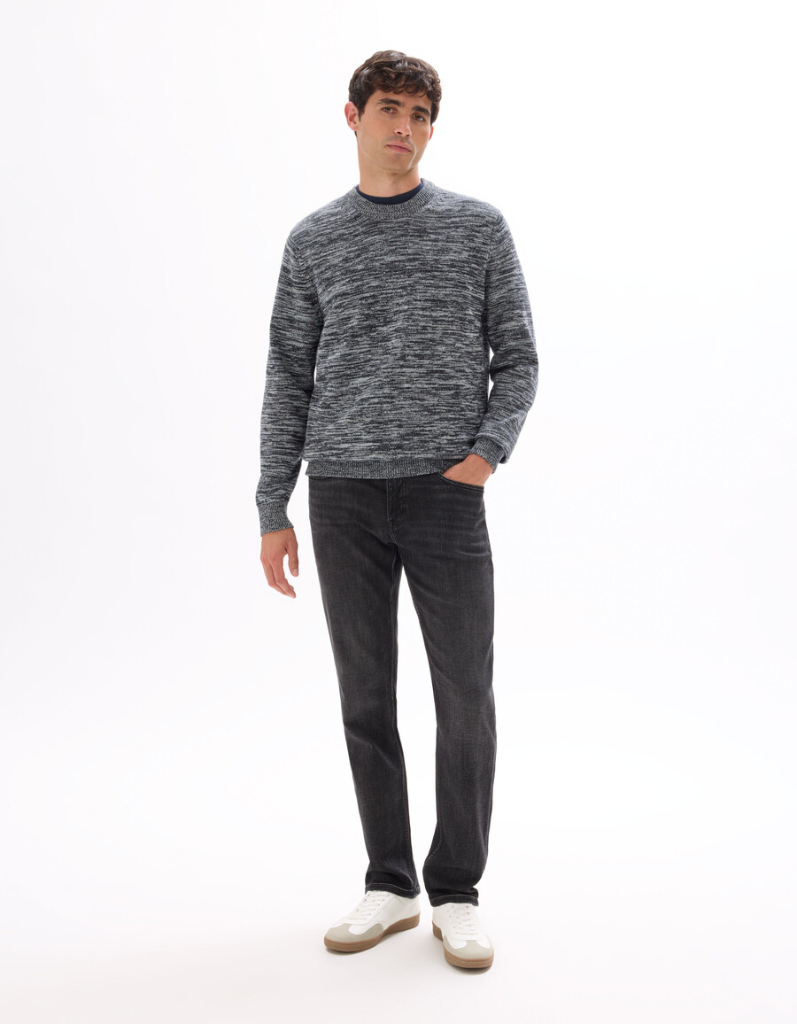 jeans c.35 gerader stretch-strickstoff 3 längen