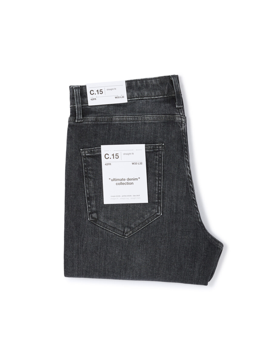 jeans c.15 gerade geschnitten stretch-baumwolle 3 längen