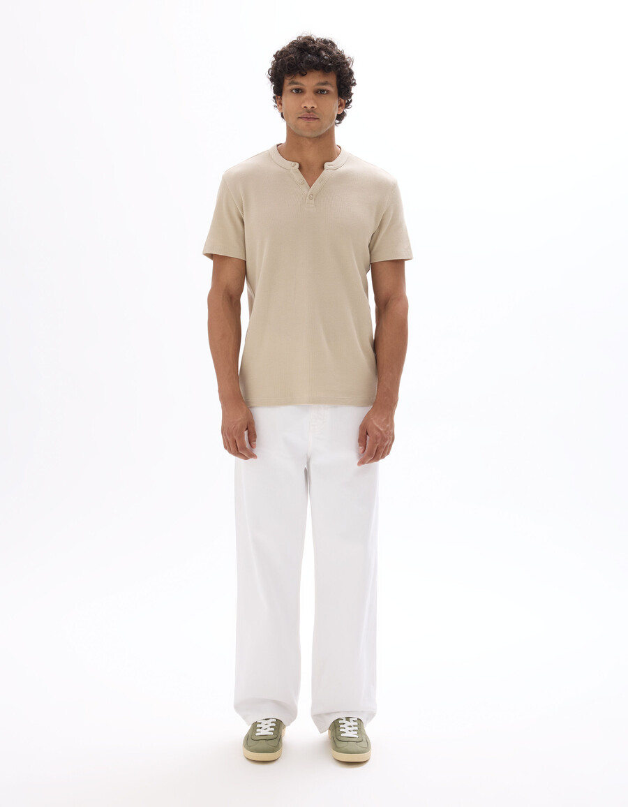 baggy stretch-baumwolljeans