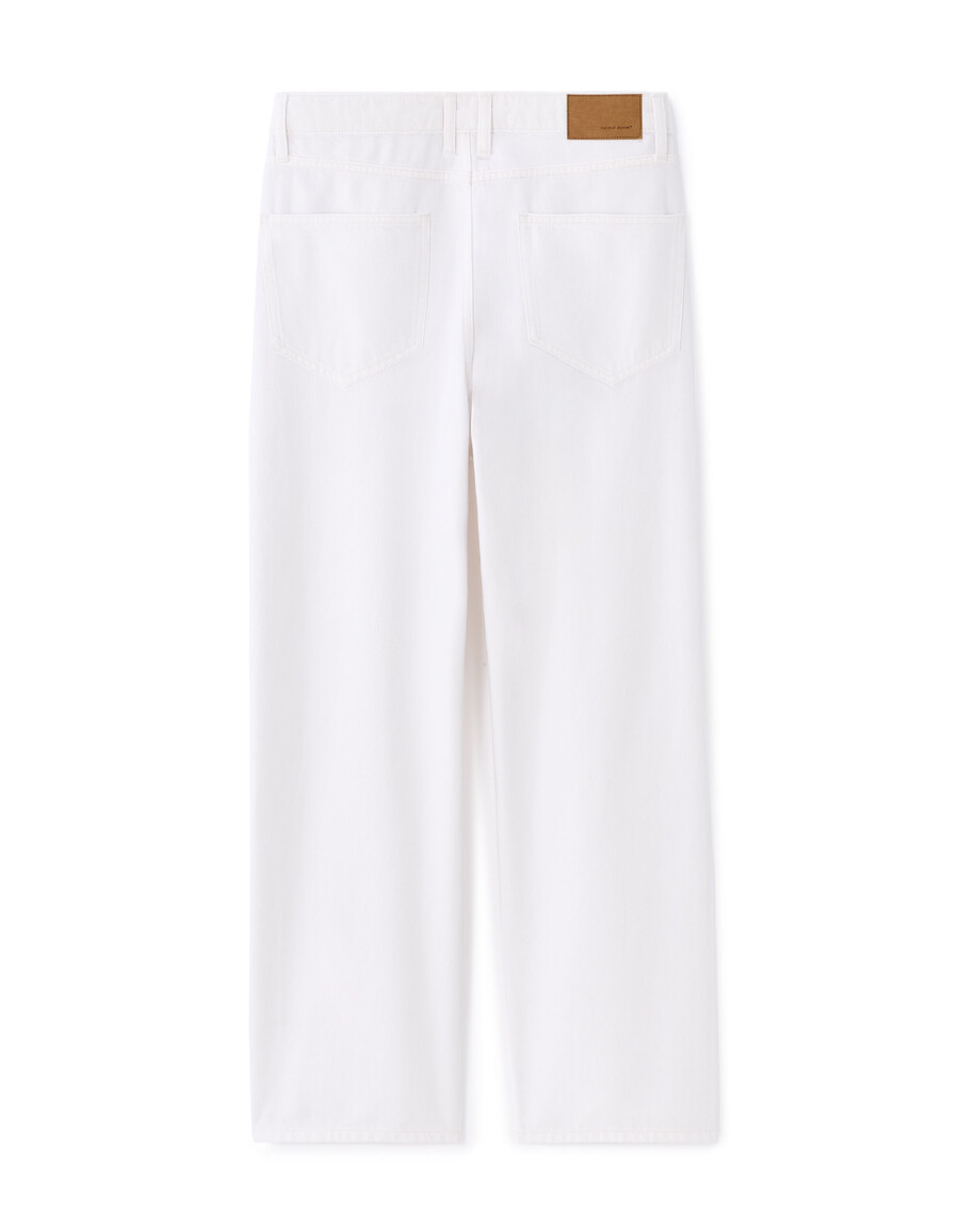 baggy stretch-baumwolljeans