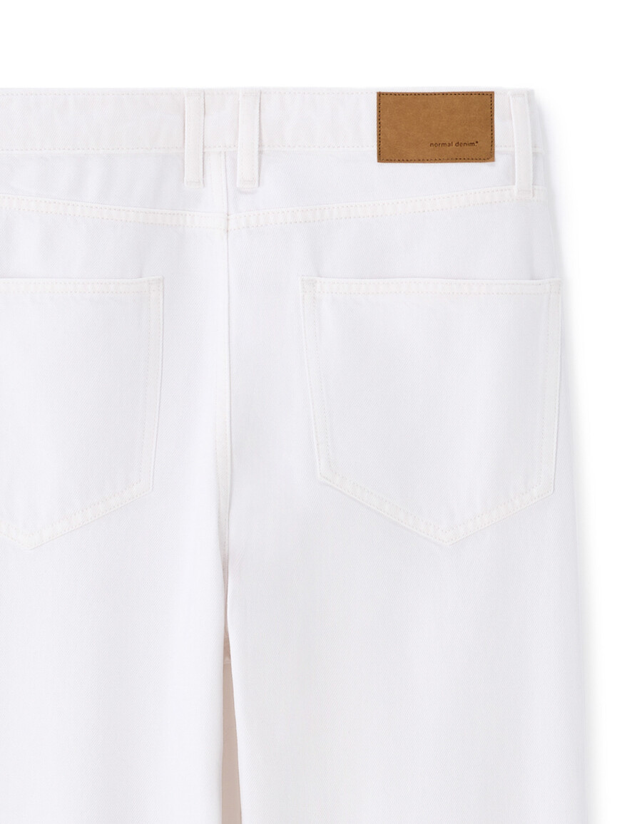 baggy stretch-baumwolljeans