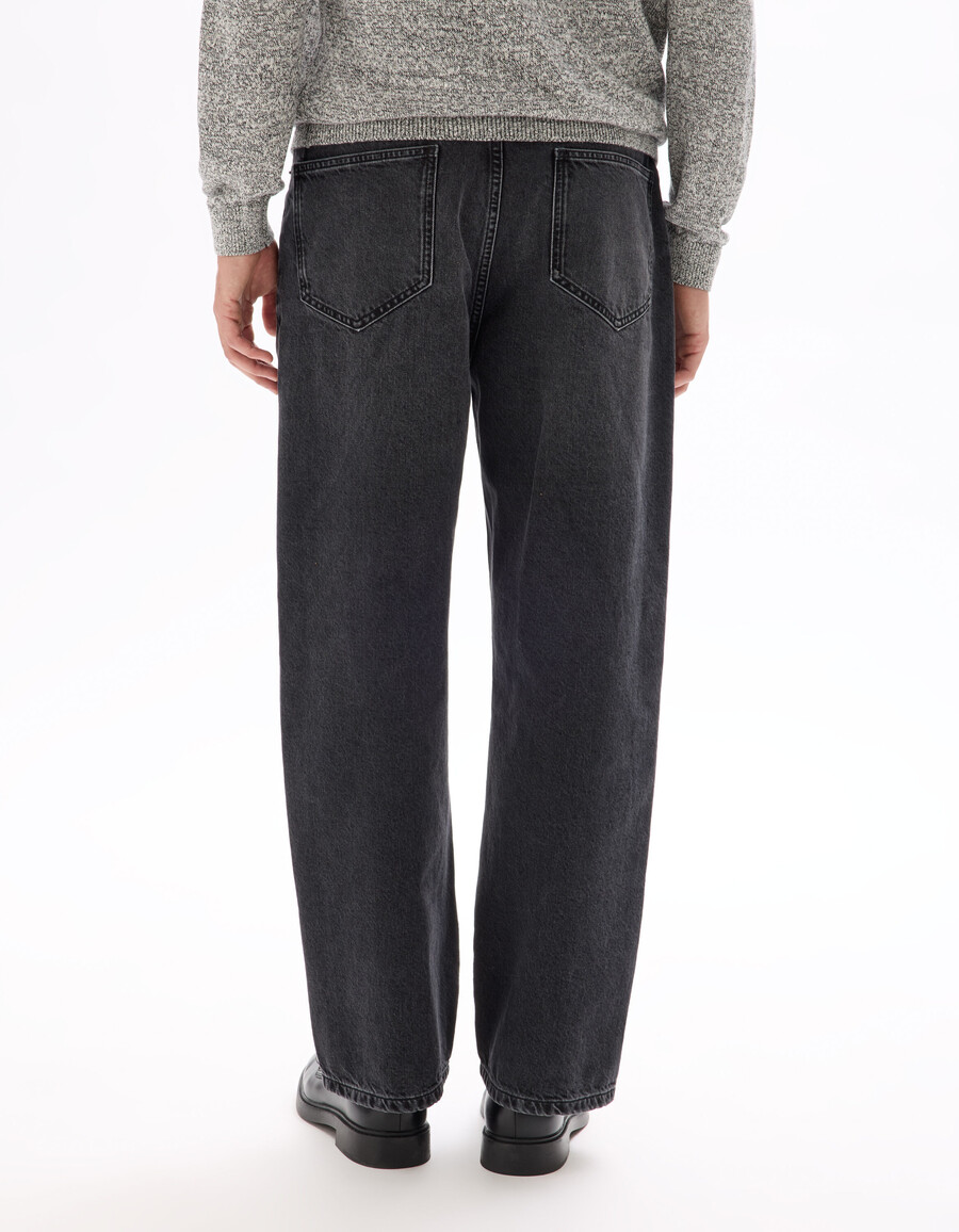 baggy stretch-baumwolljeans
