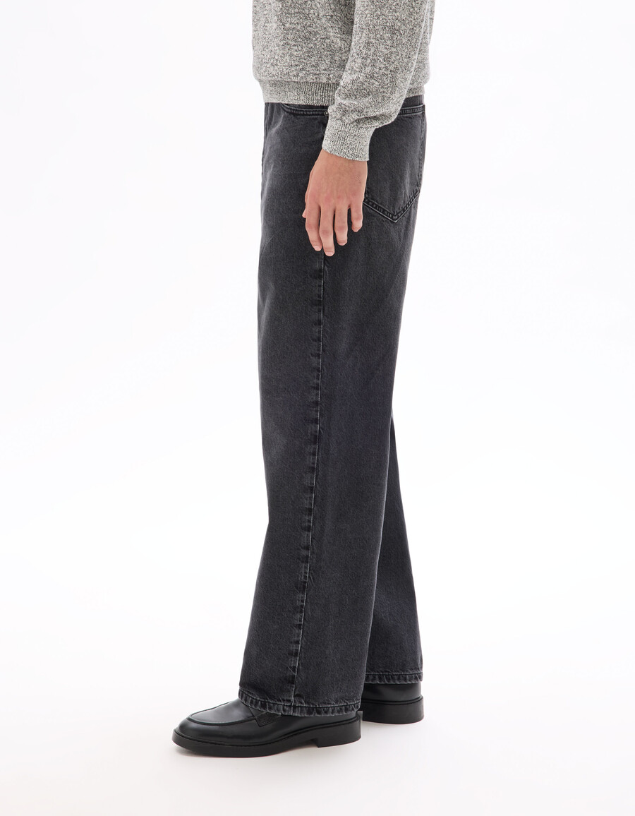 baggy stretch-baumwolljeans