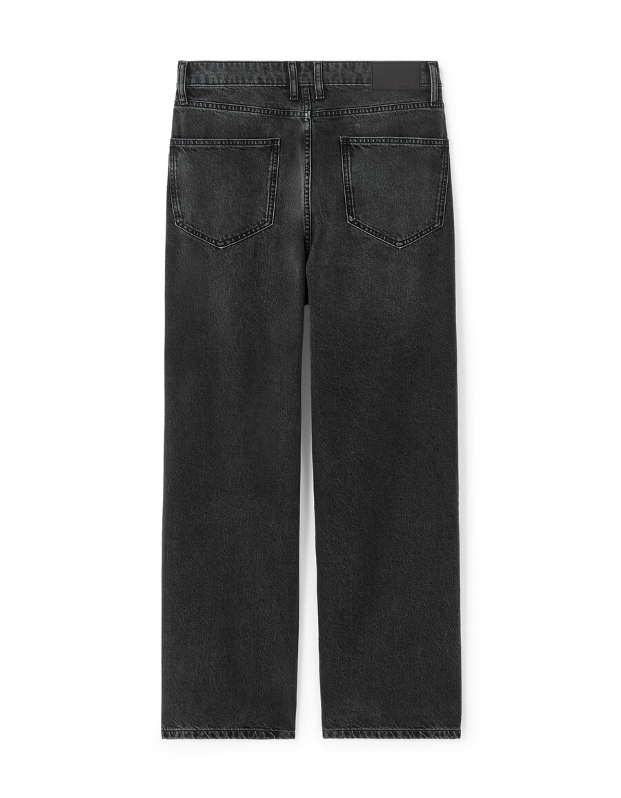 baggy stretch-baumwolljeans