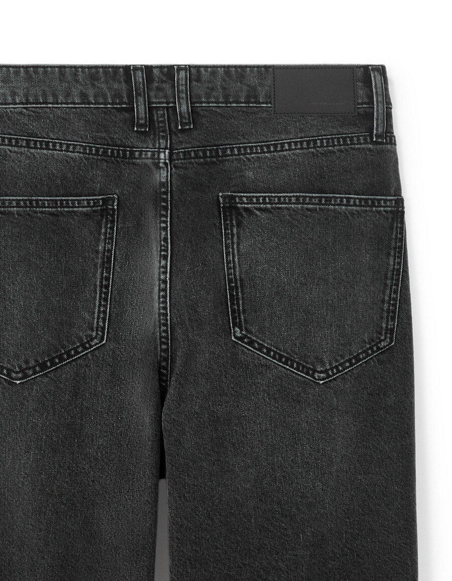 baggy stretch-baumwolljeans