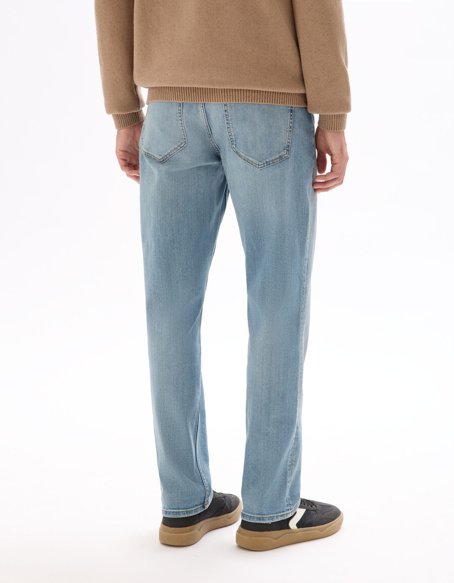 gerade geschnittene stretch-baumwolljeans