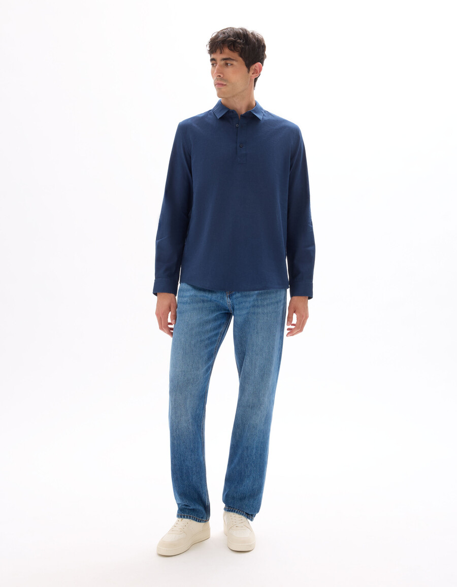 lockere baumwolljeans aus tencel lyocell