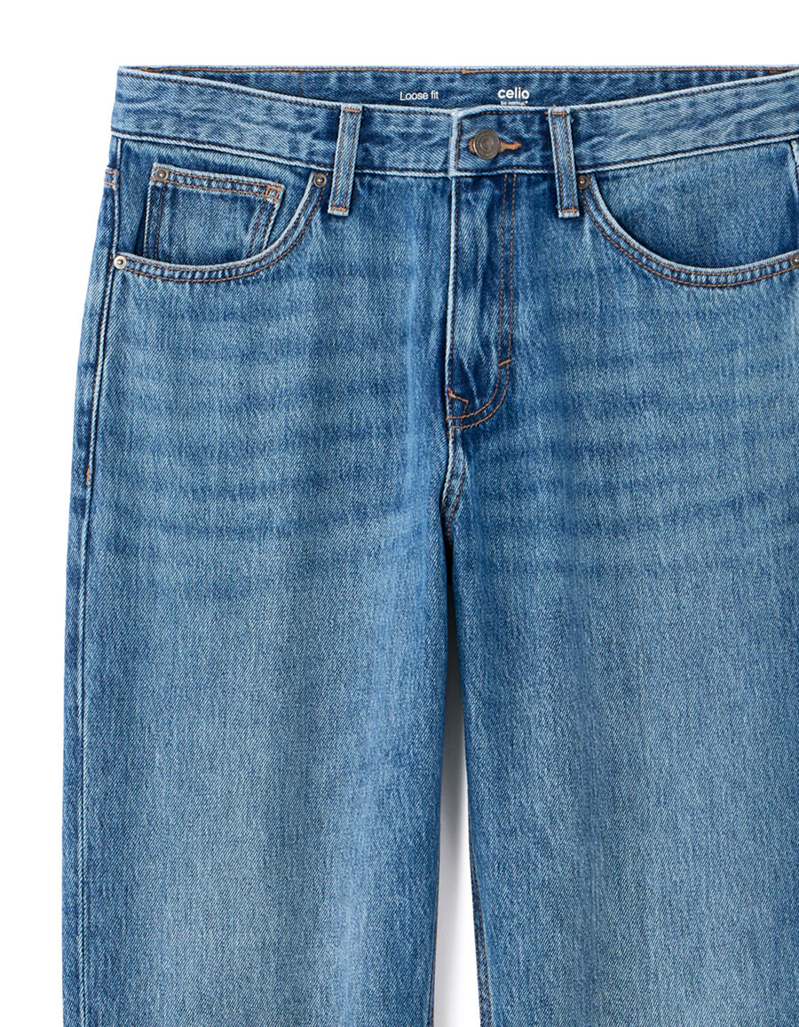 lockere baumwolljeans aus tencel lyocell