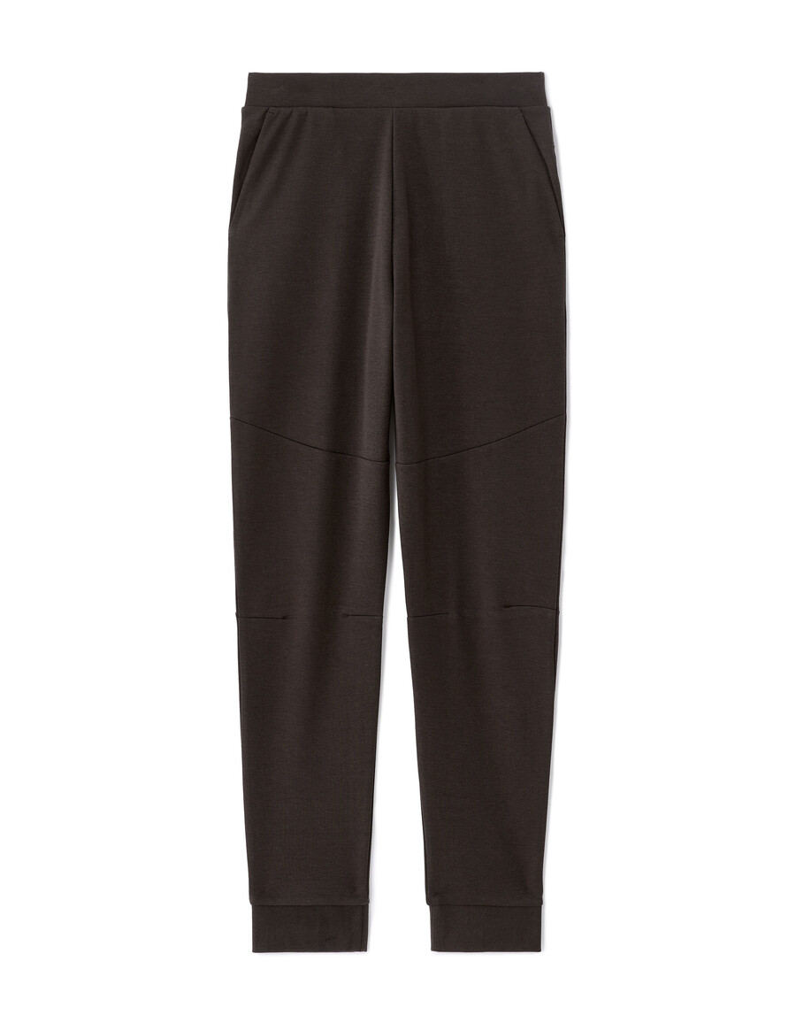 schmal geschnittene strick-jogginghose
