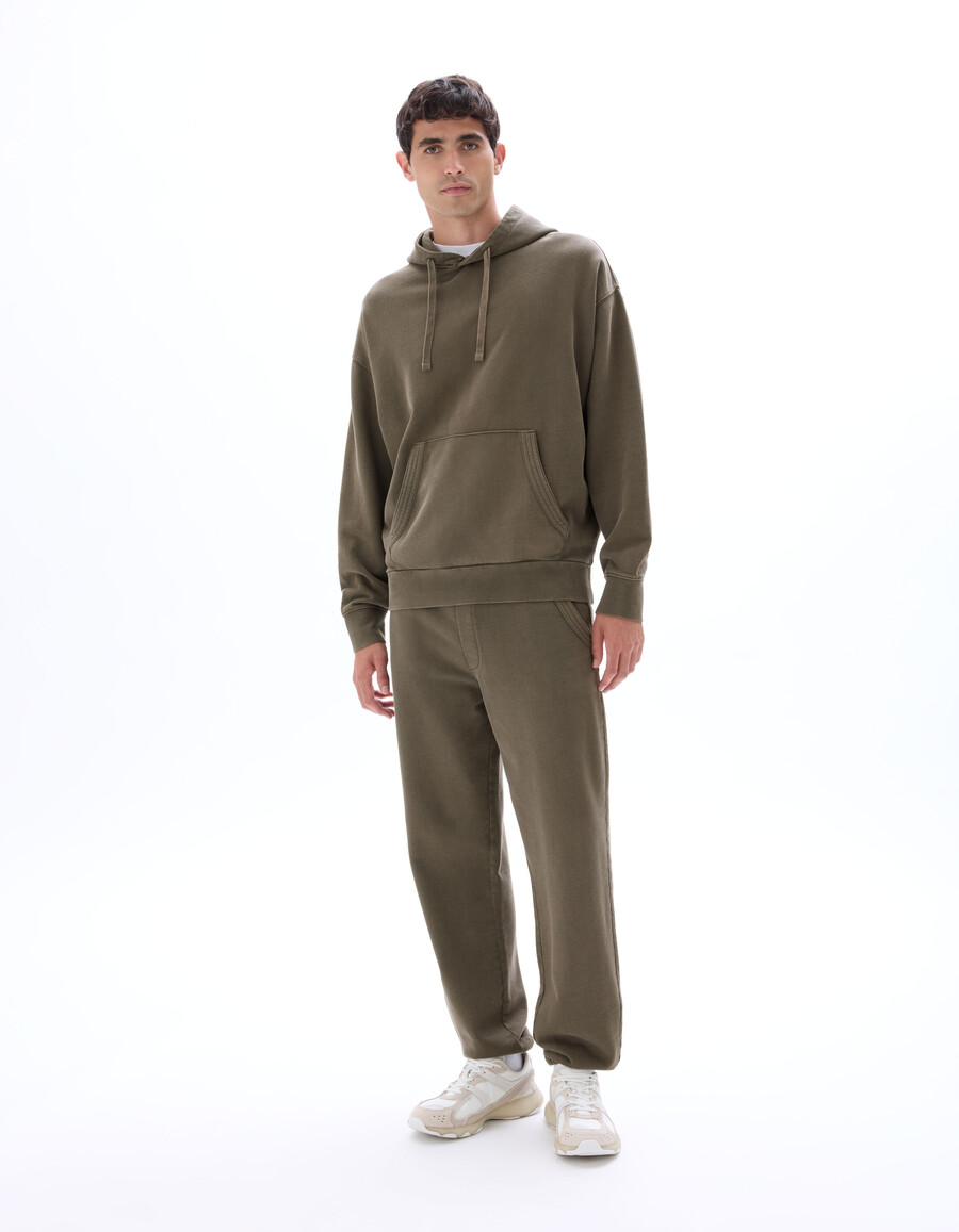 oversized jogginghose aus 100 baumwolle