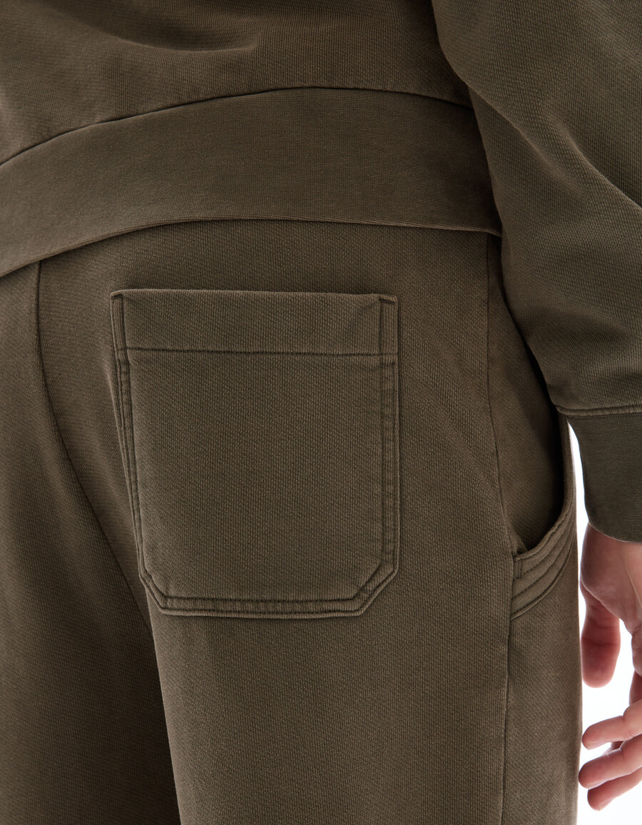 oversized jogginghose aus 100 baumwolle