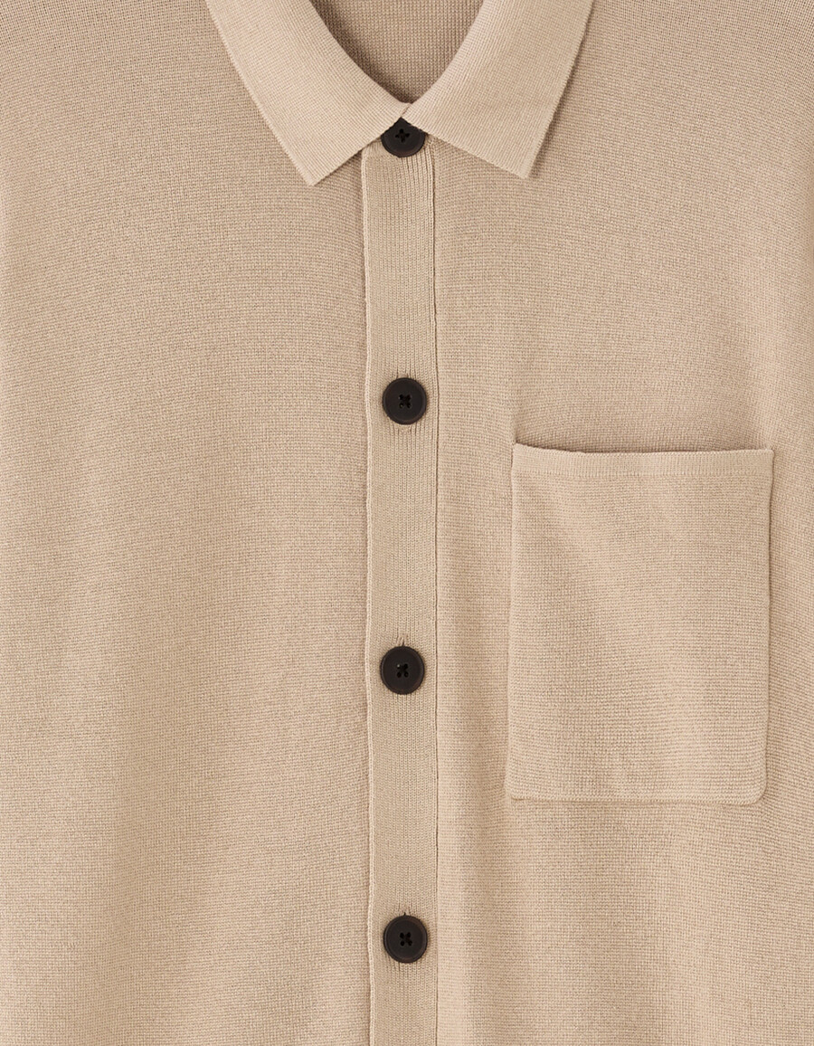 schlichtes strickhemd