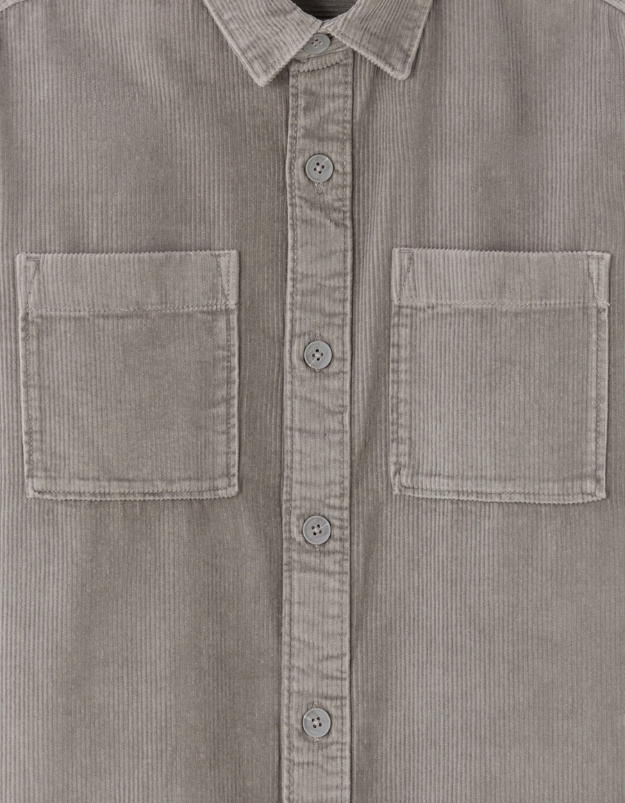 cord-overshirt aus 100 baumwolle