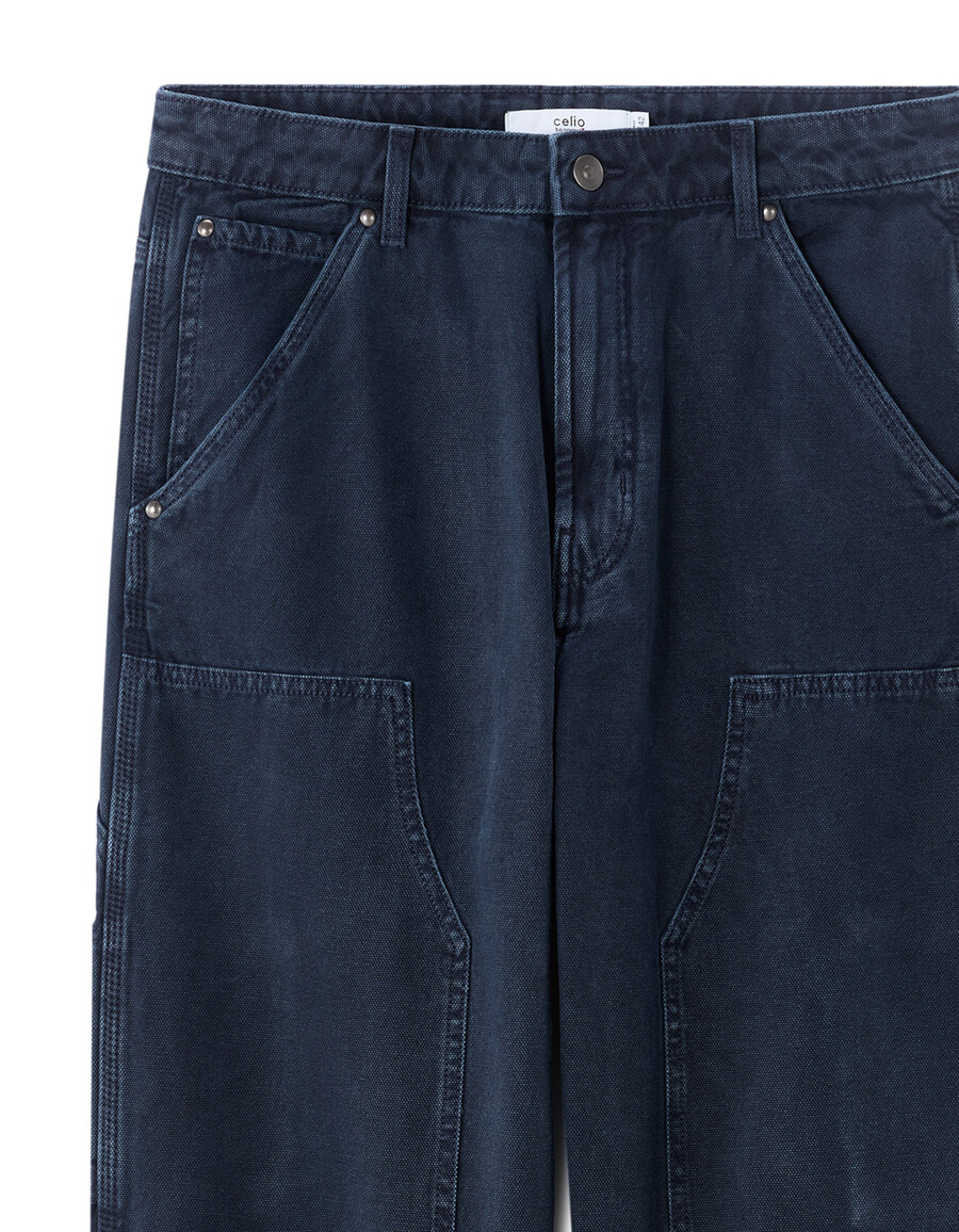 baggy-hosen für zimmerleute 100 baumwolle
