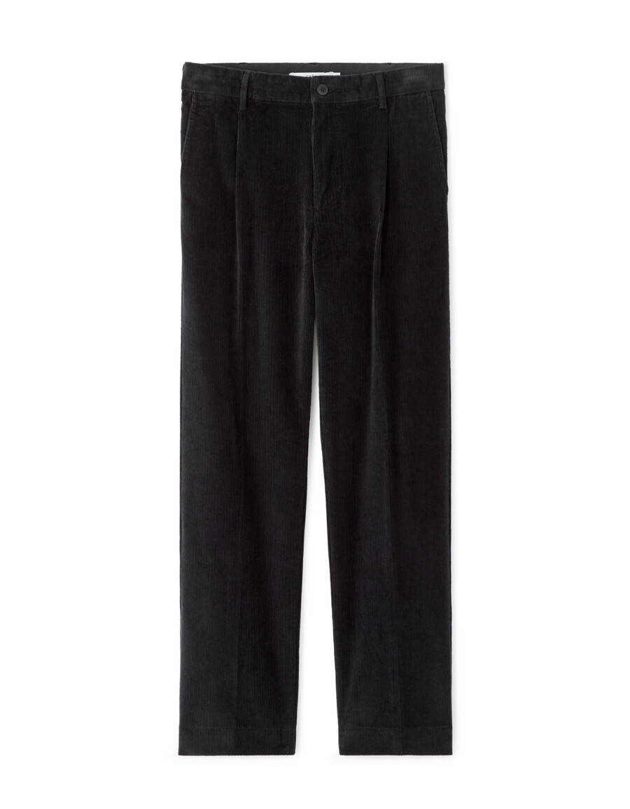 gerade geschnittene samt-chino-hose