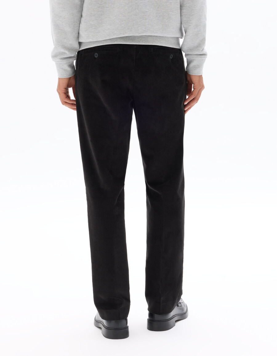 gerade geschnittene samt-chino-hose