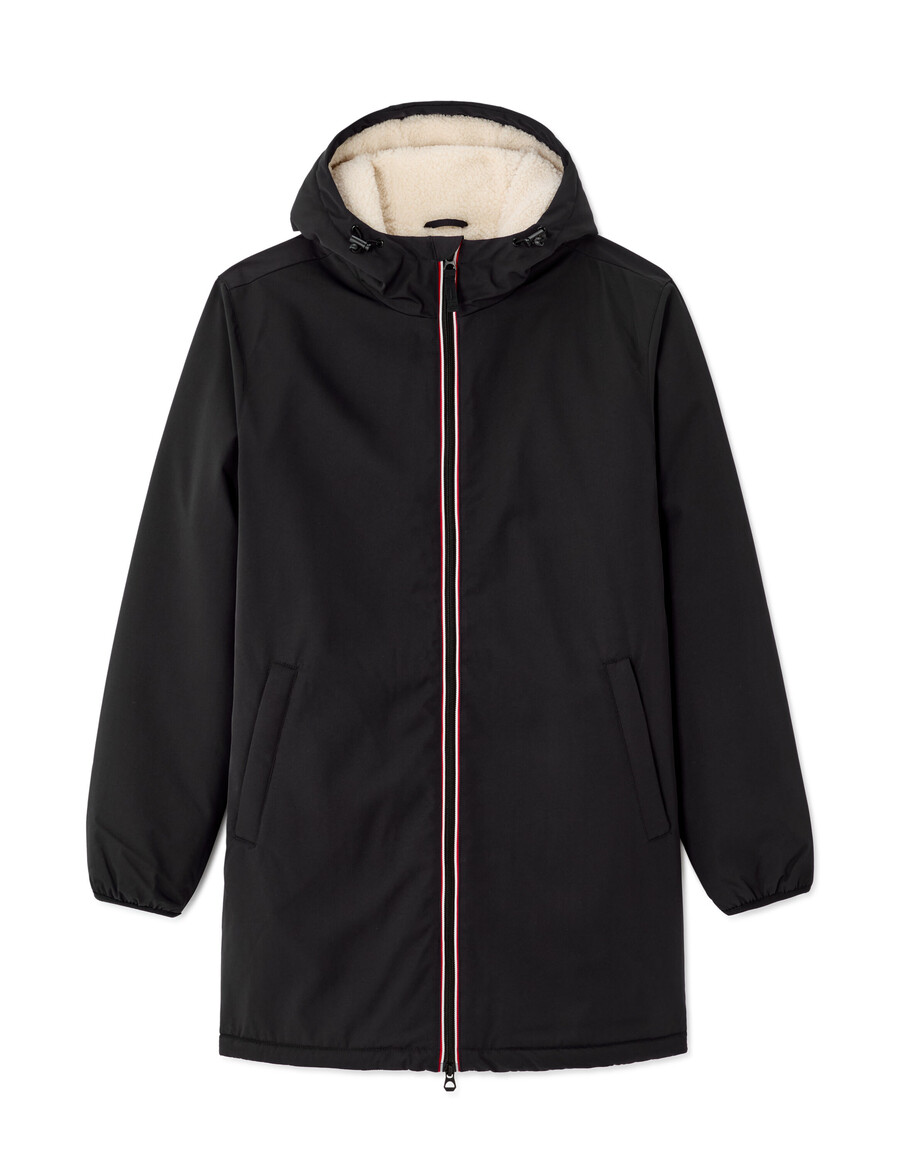drycore parka mit wasserabweisender sherpagefütterter kapuze
