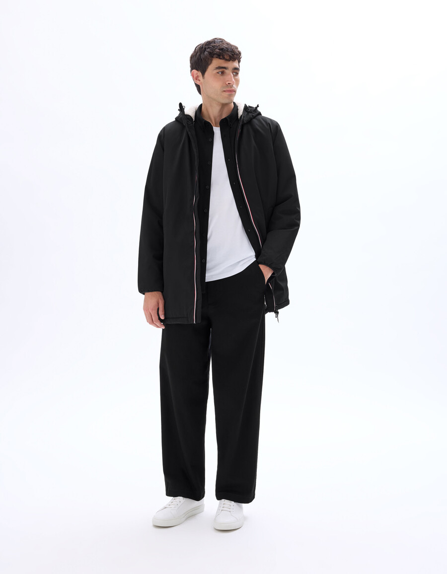 drycore parka mit wasserabweisender sherpagefütterter kapuze