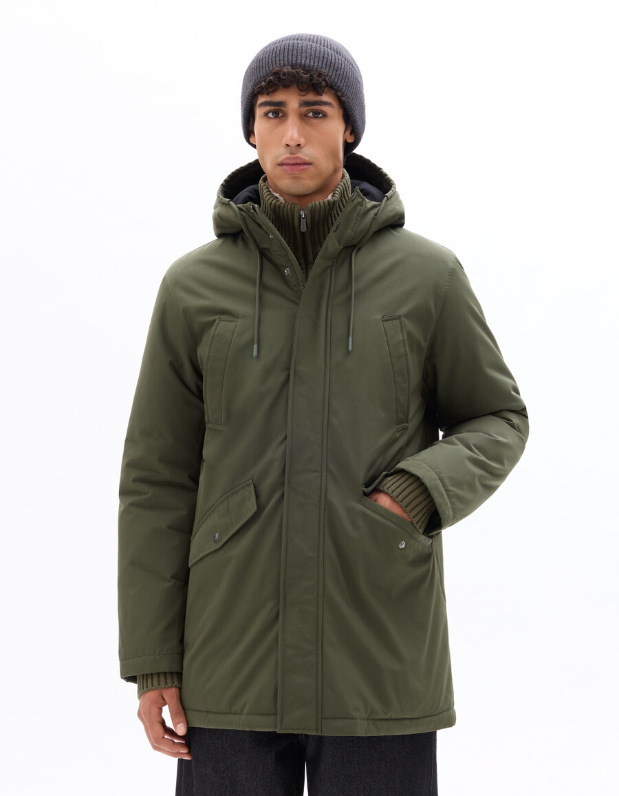 drycore parka mit wasserabweisender kapuze