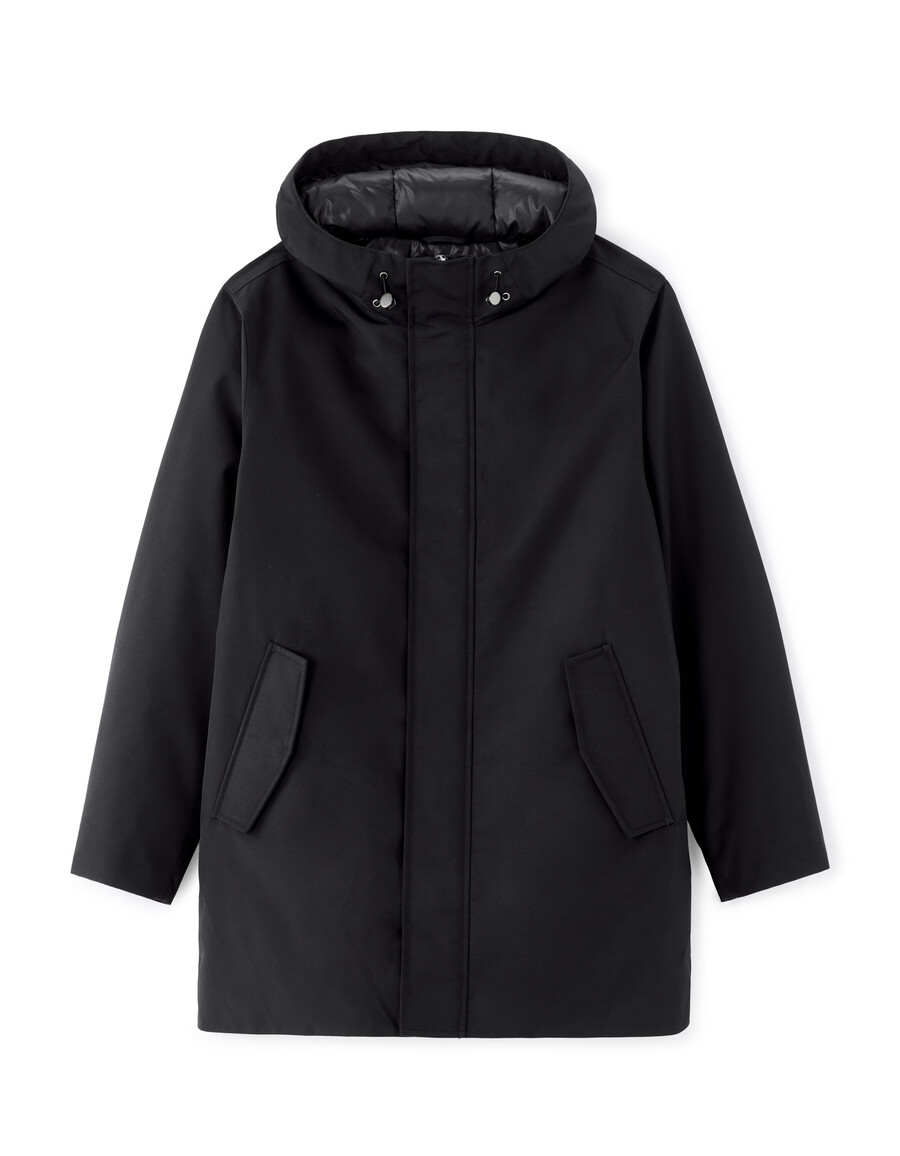 daunenparka mit kapuze 90 daunen 10 federn