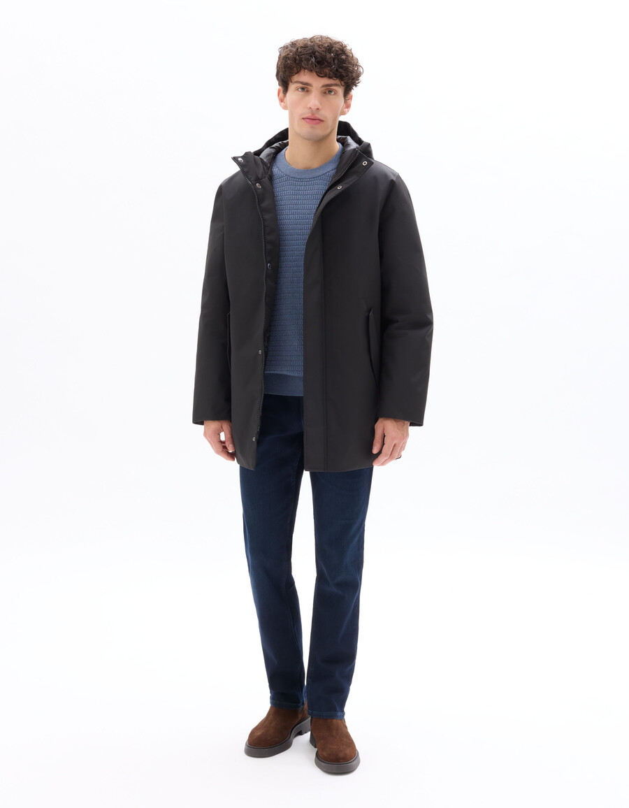 daunenparka mit kapuze 90 daunen 10 federn