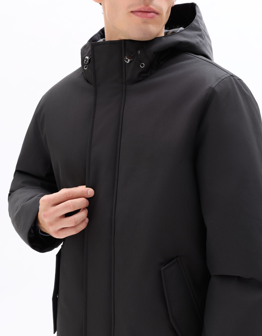 daunenparka mit kapuze 90 daunen 10 federn