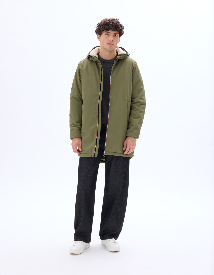 drycore parka mit wasserabweisender sherpagefütterter kapuze