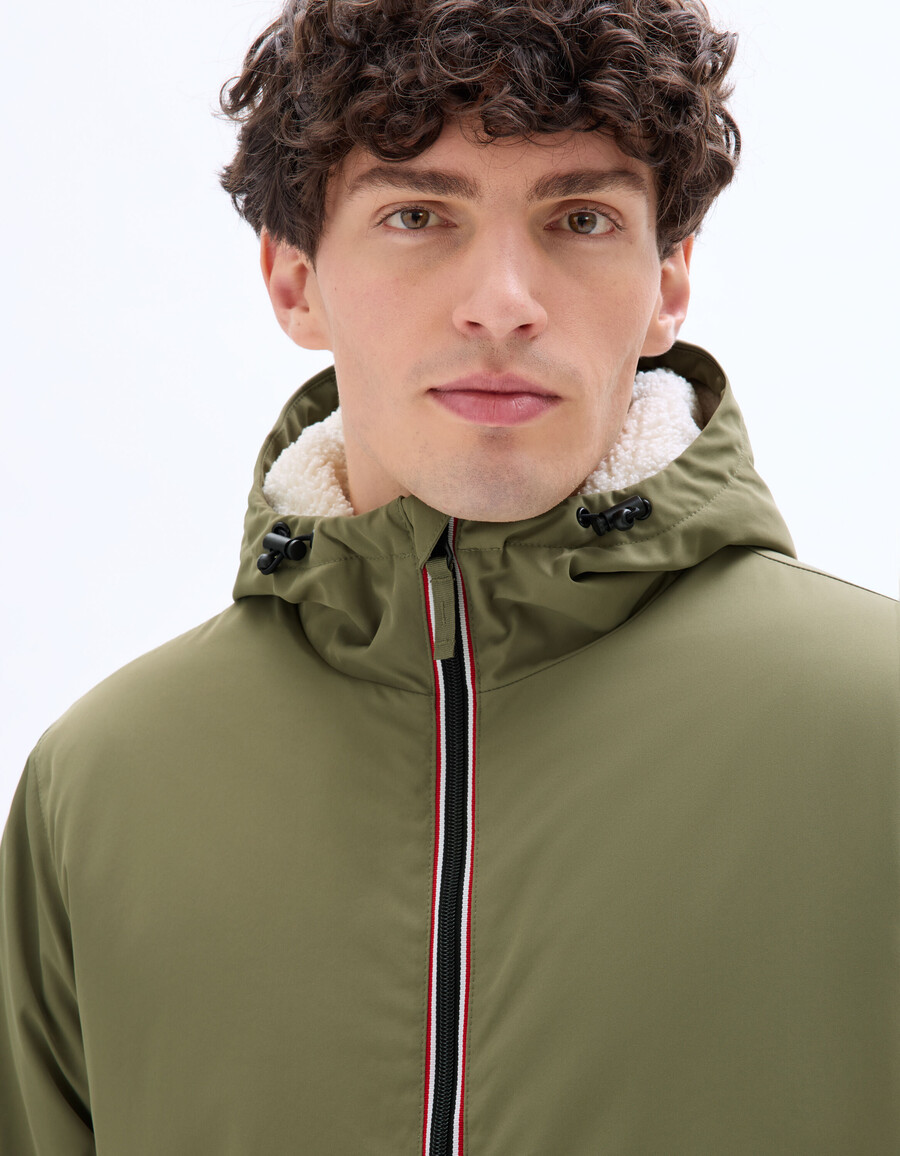 drycore parka mit wasserabweisender sherpagefütterter kapuze