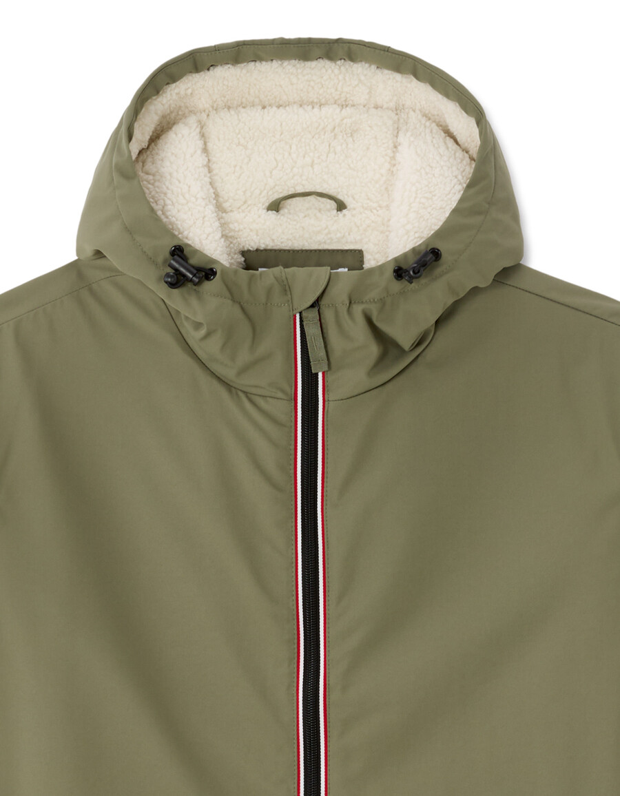 drycore parka mit wasserabweisender sherpagefütterter kapuze