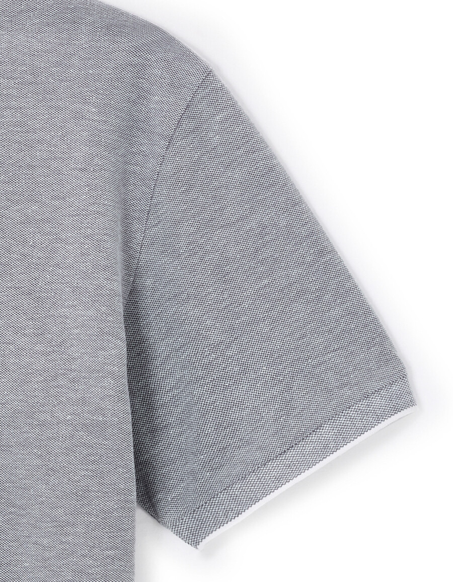 poloshirt in regulärer passform baumwollmischung
