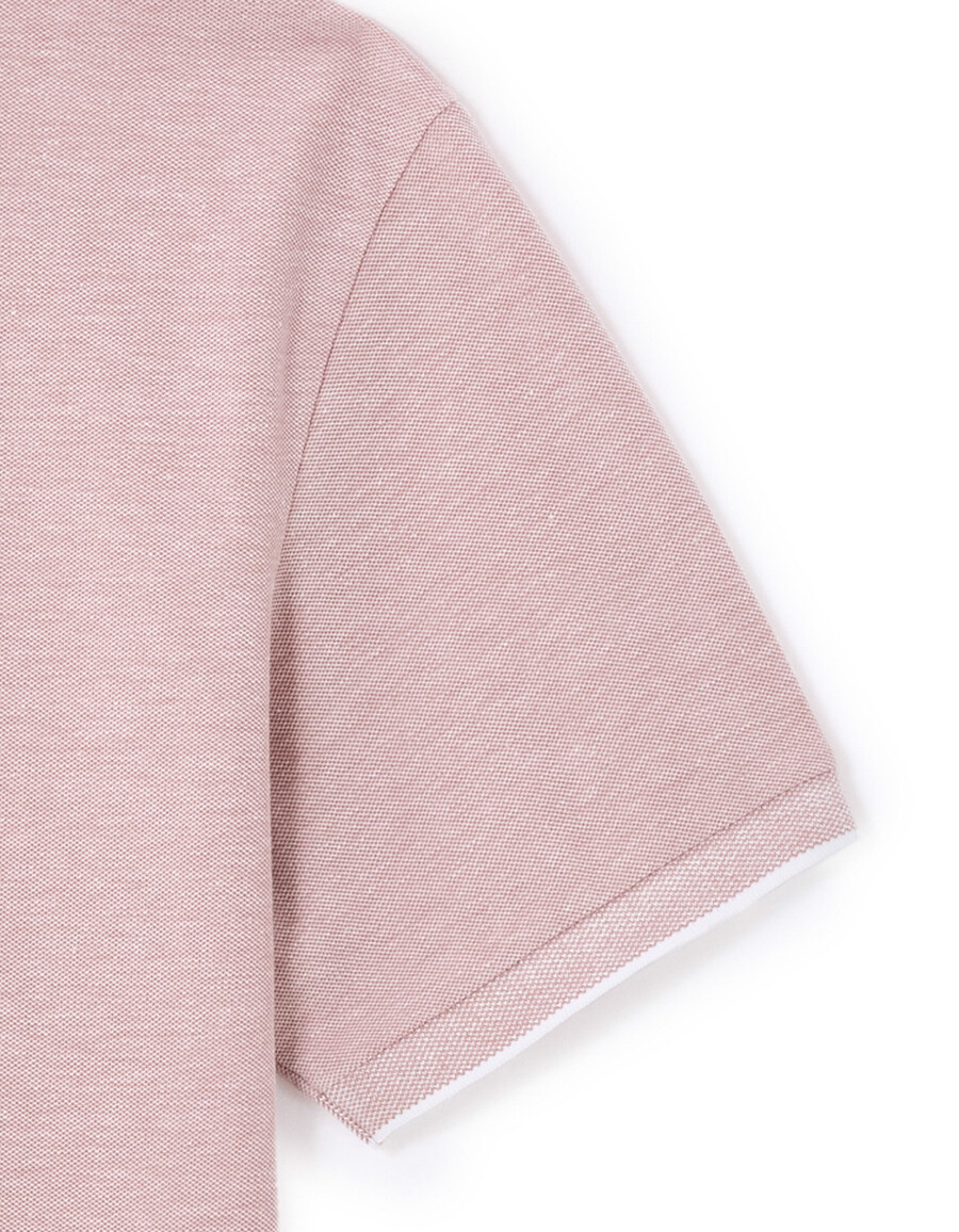 poloshirt in regulärer passform baumwollmischung