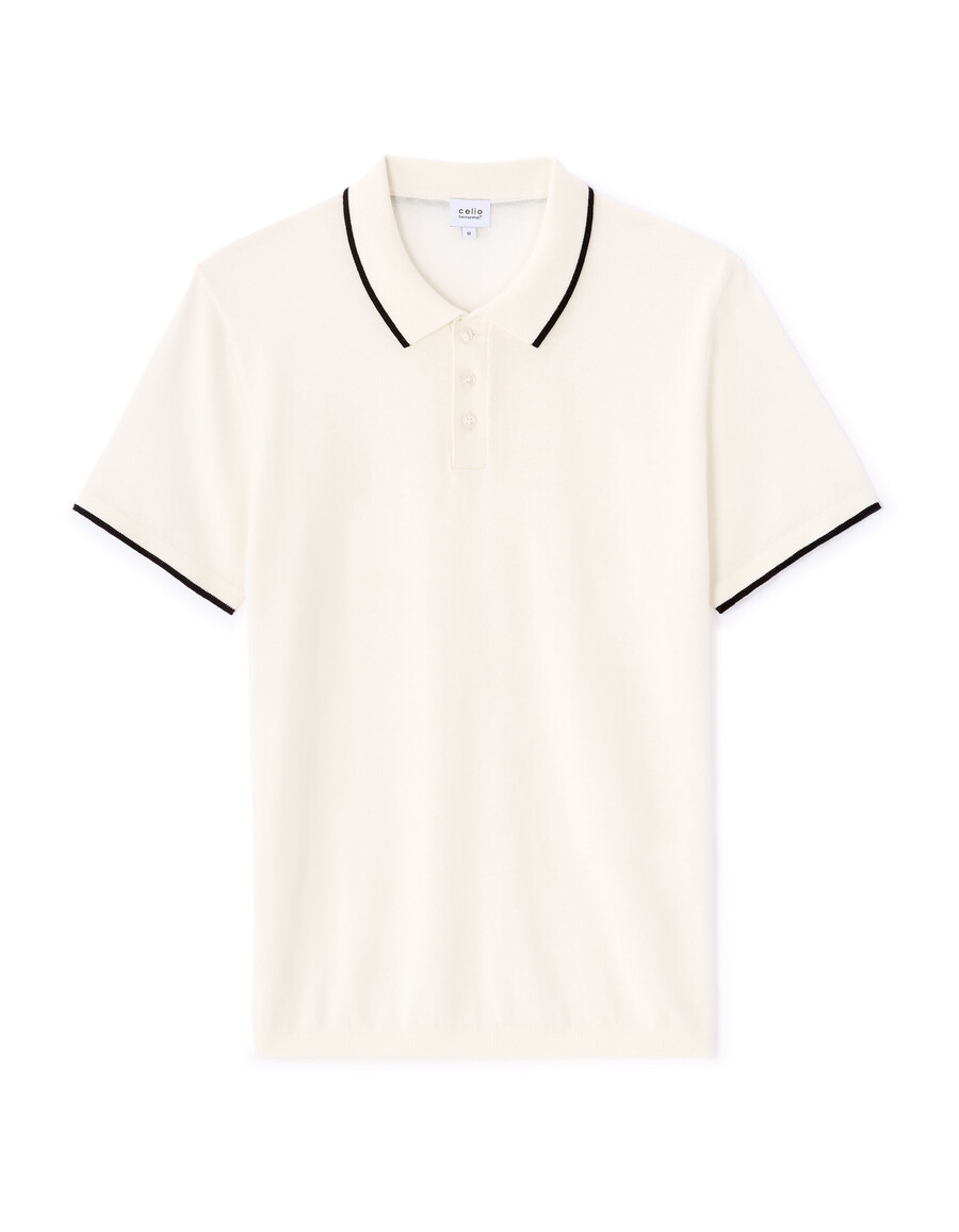 poloshirt in regulärer passform aus hochwertigem jersey