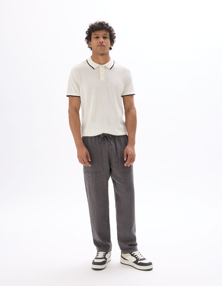 poloshirt in regulärer passform aus hochwertigem jersey