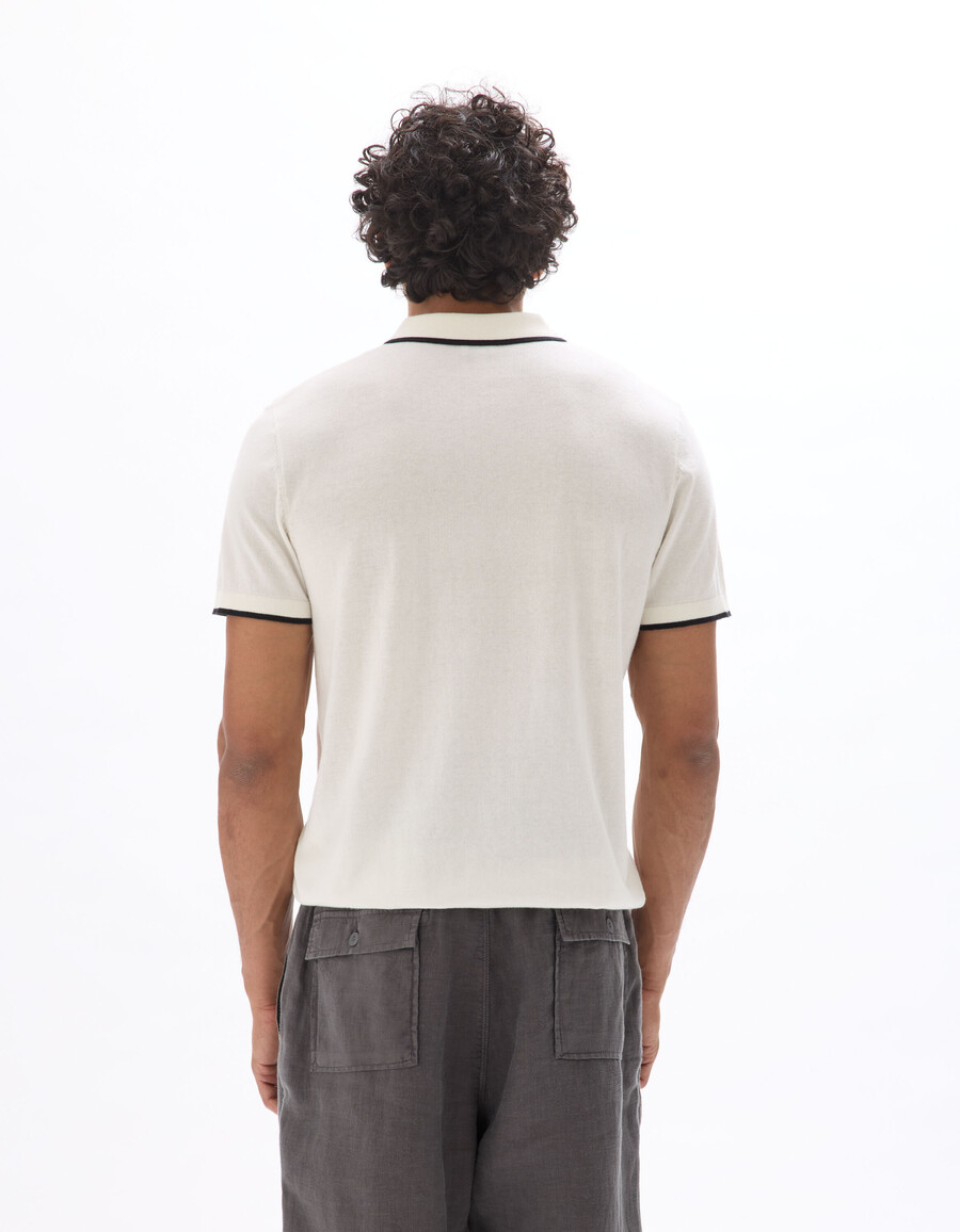 poloshirt in regulärer passform aus hochwertigem jersey