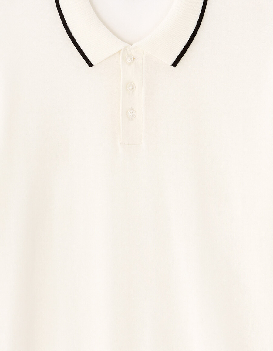 poloshirt in regulärer passform aus hochwertigem jersey