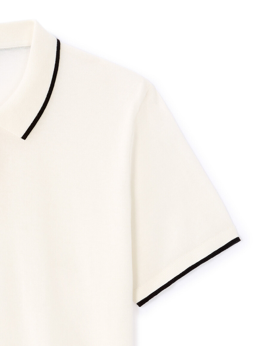 poloshirt in regulärer passform aus hochwertigem jersey