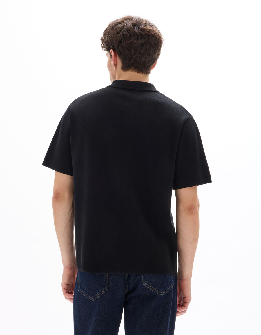 kastenförmiges poloshirt 100 baumwolle milano
