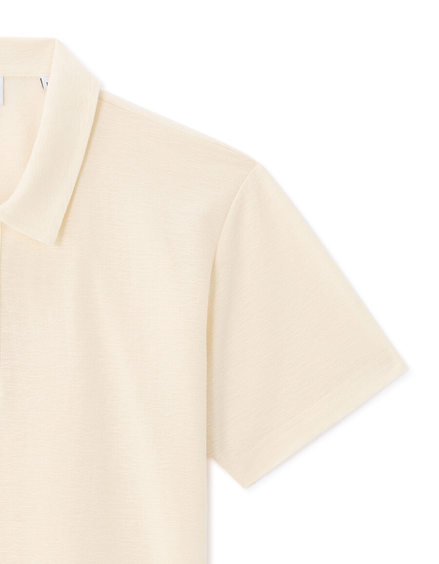einfarbiges jersey-poloshirt