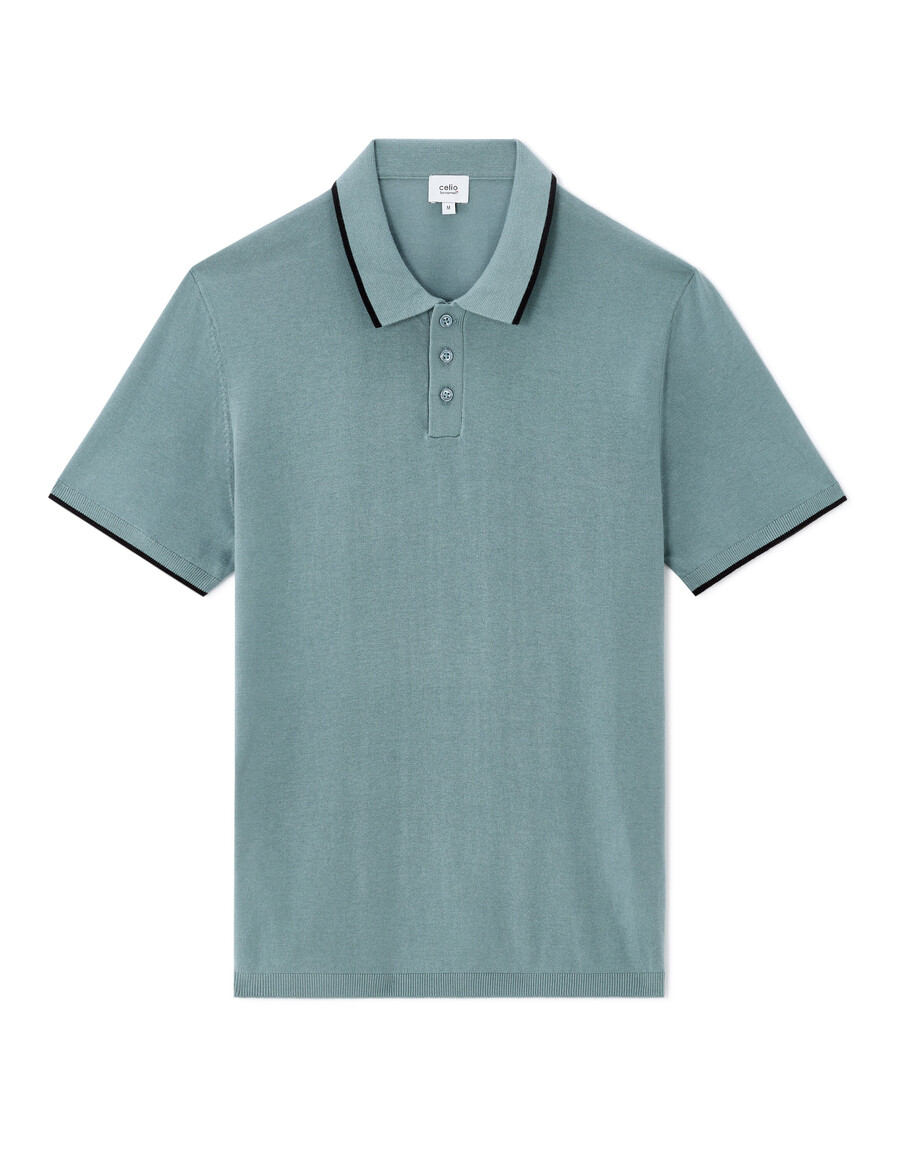 poloshirt in regulärer passform aus hochwertigem jersey