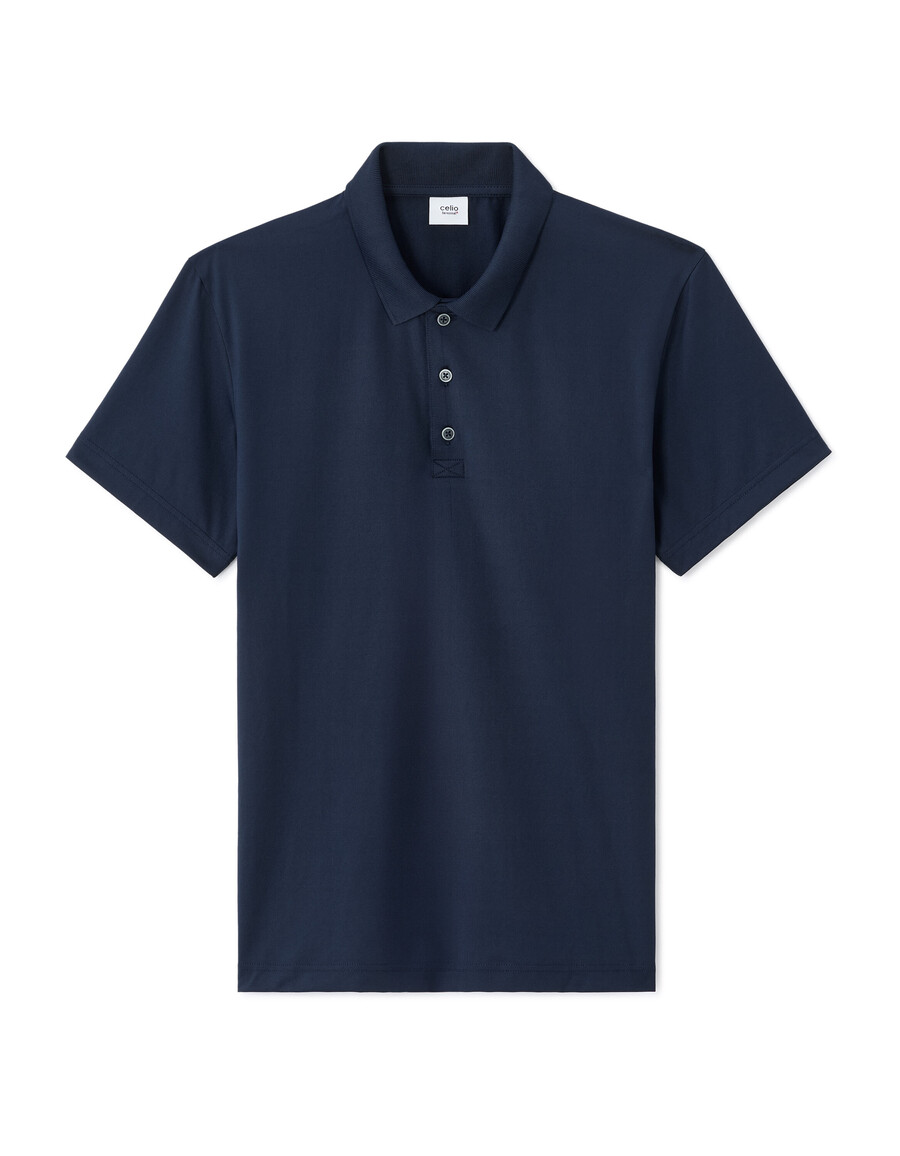poloshirt in regulärer passform aus funktionsmaterial