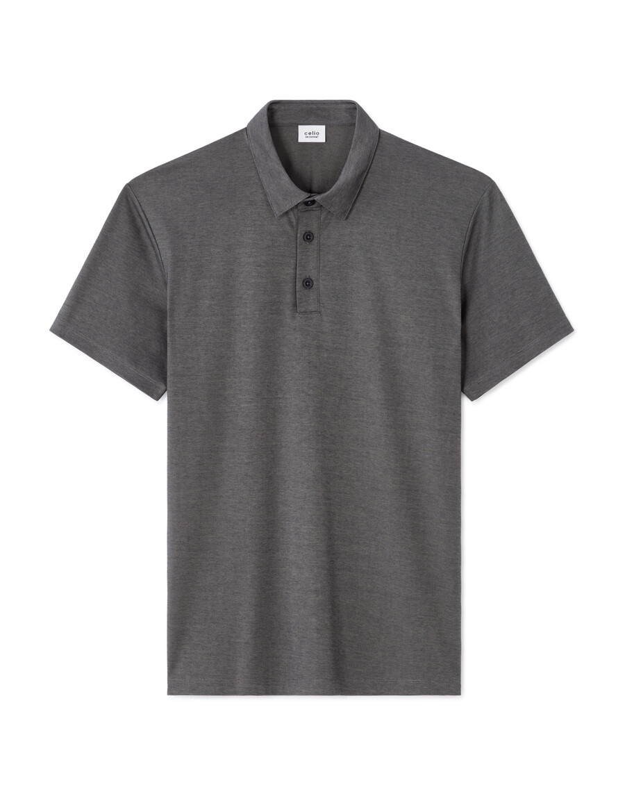poloshirt aus normalem jersey