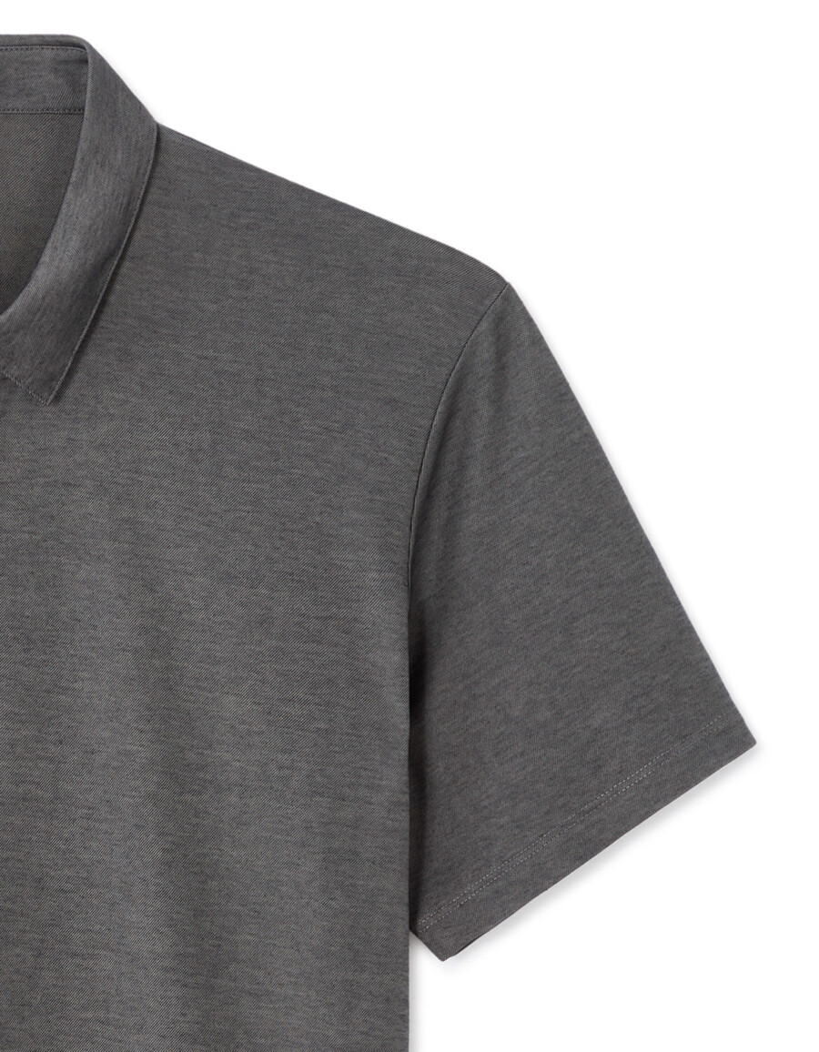 poloshirt aus normalem jersey