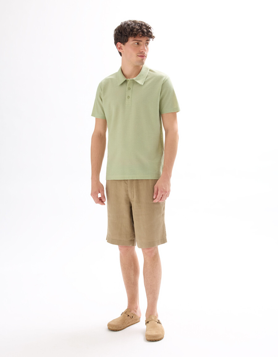 poloshirt aus normal geschnittenem jersey