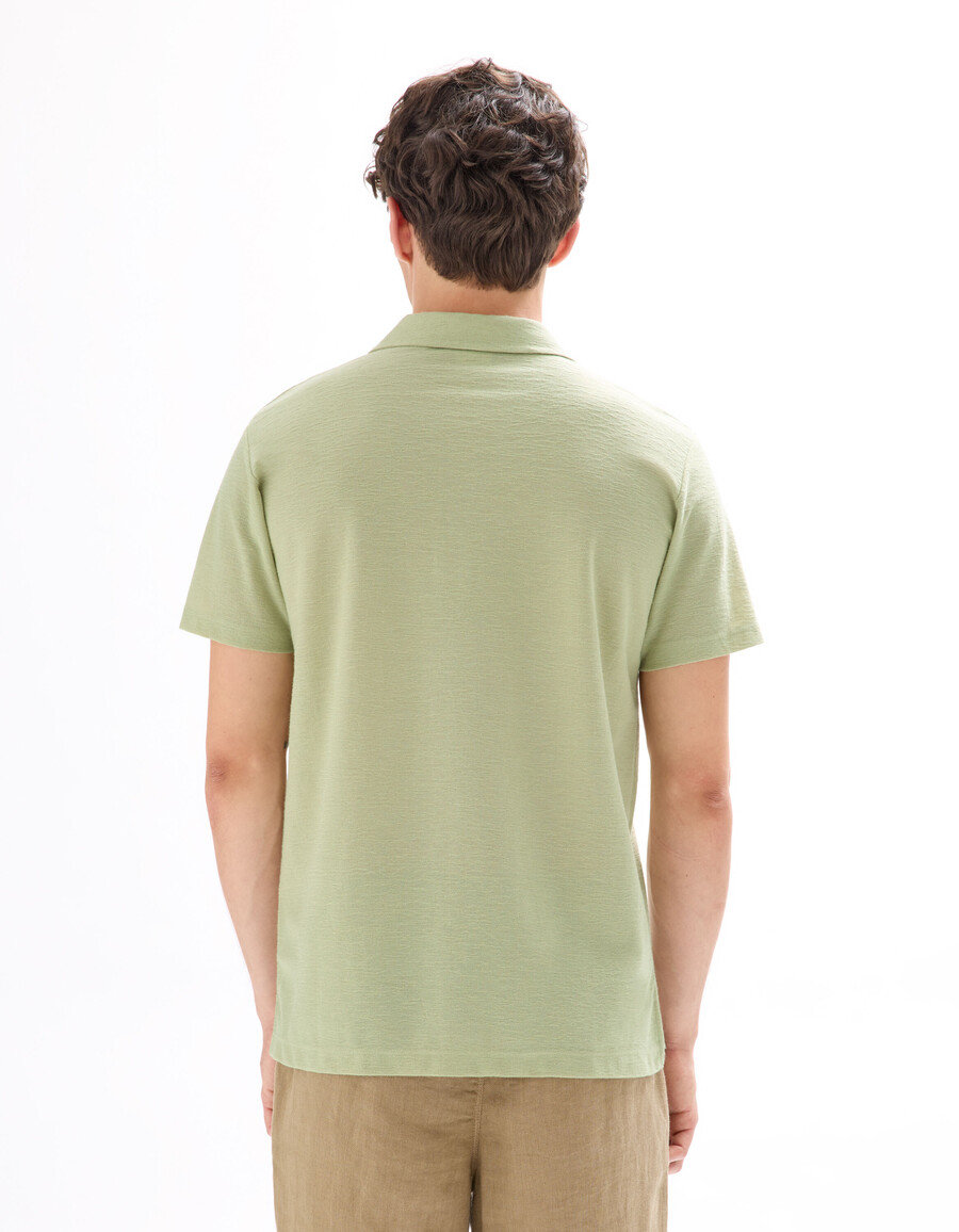 poloshirt aus normal geschnittenem jersey