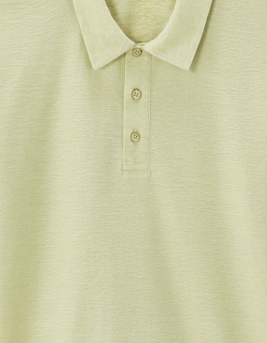 poloshirt aus normal geschnittenem jersey