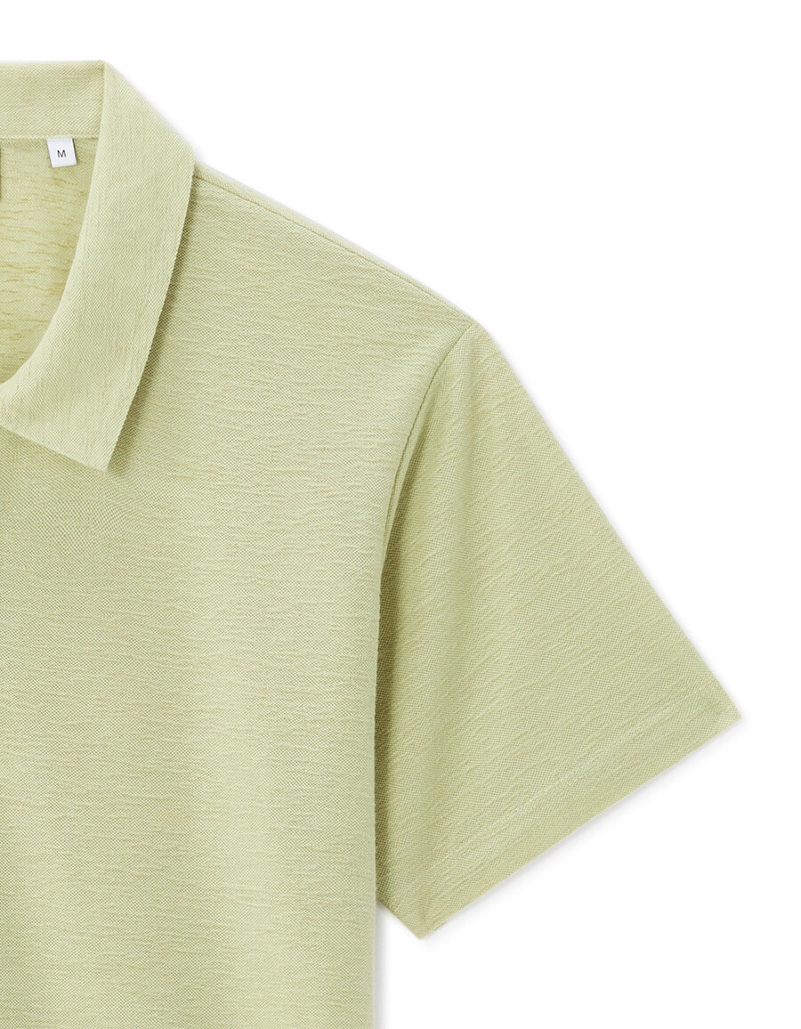 poloshirt aus normal geschnittenem jersey
