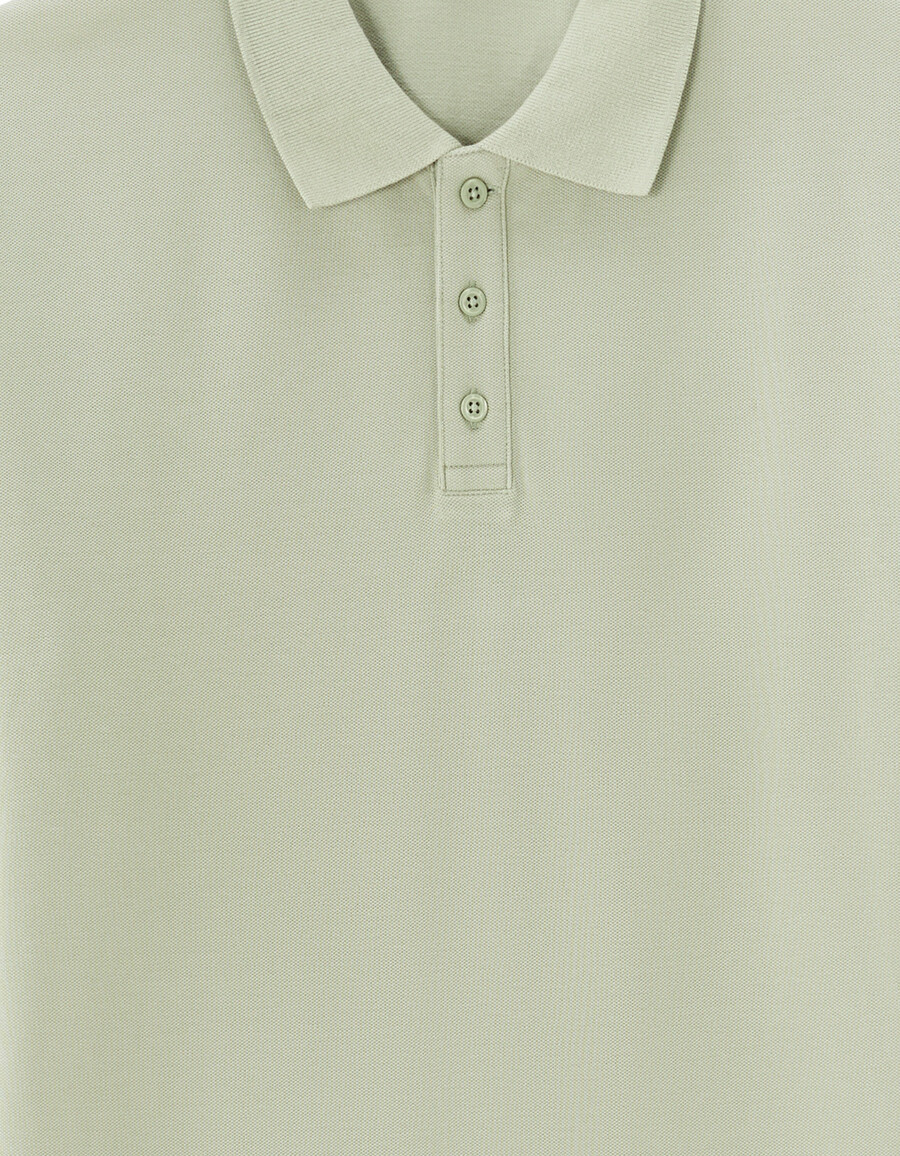 oversized poloshirt aus 100 baumwoll-piqué