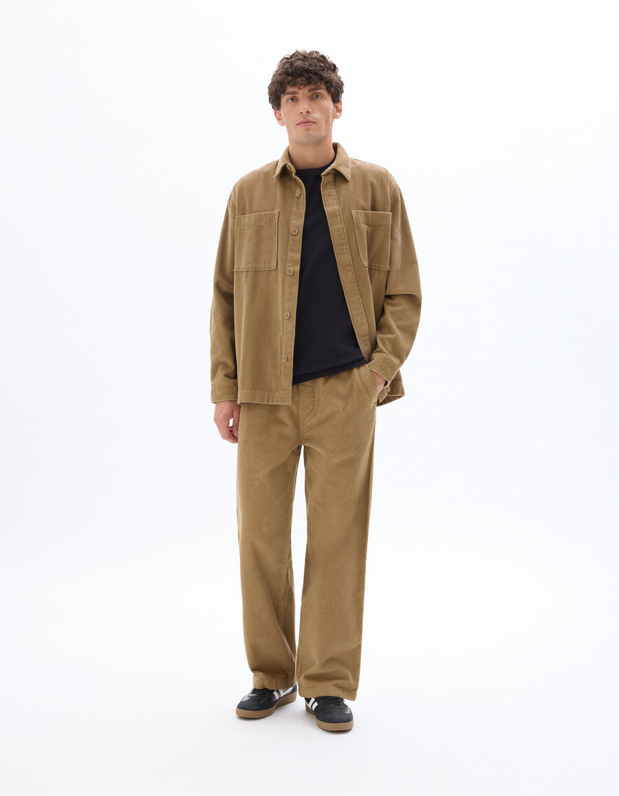 cord-overshirt aus 100 baumwolle