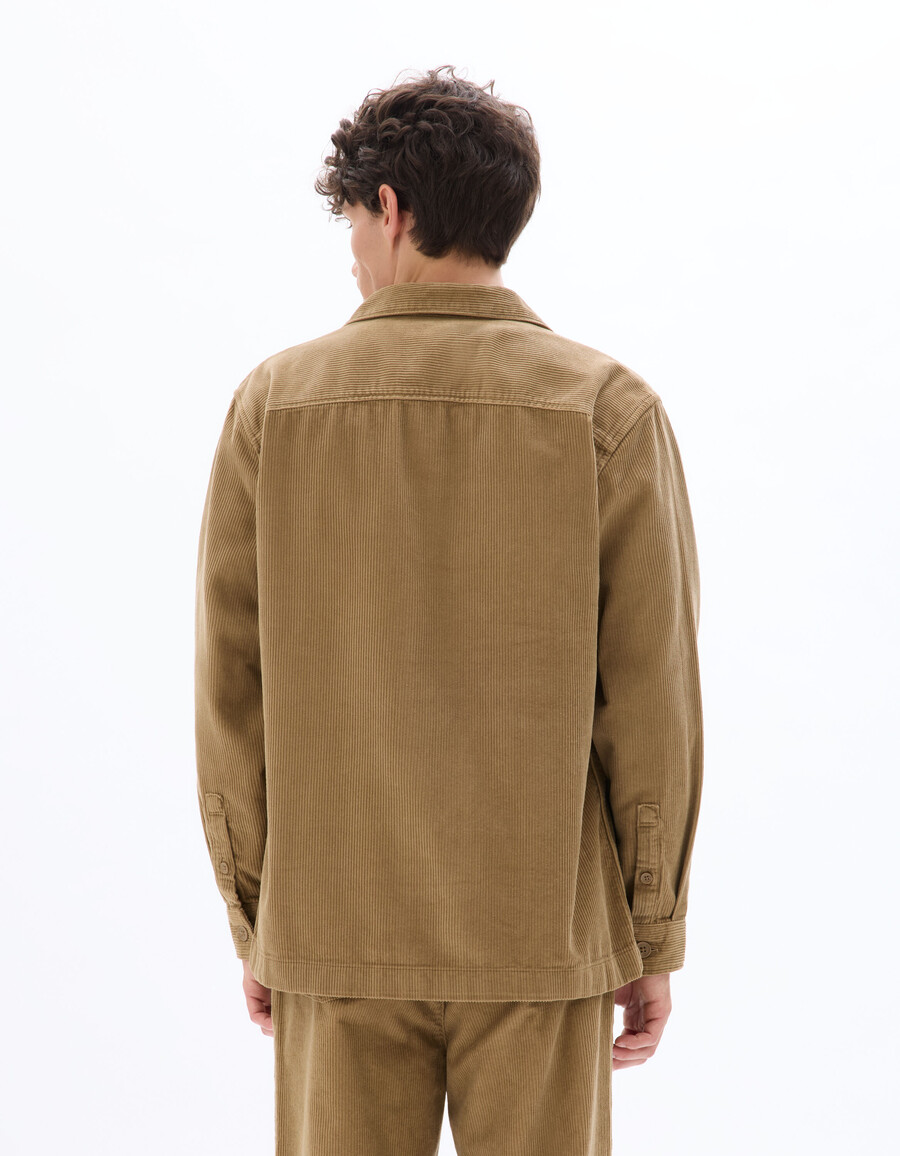 cord-overshirt aus 100 baumwolle